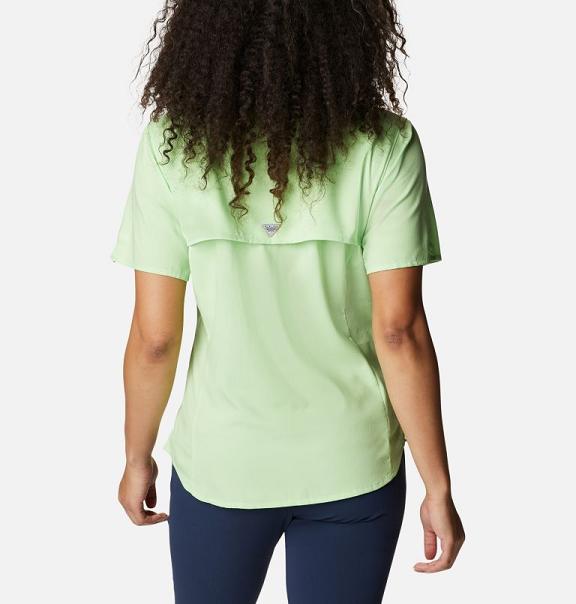 Columbia PFG Tamiami II Shirts Green For Women's NZ36289 New Zealand